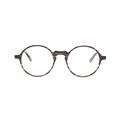 雲石黑色鏡框│復古圓框眼鏡│K1051C5