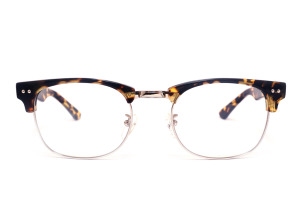 眉架鏡框│玳瑁色 銀色│M1054C5