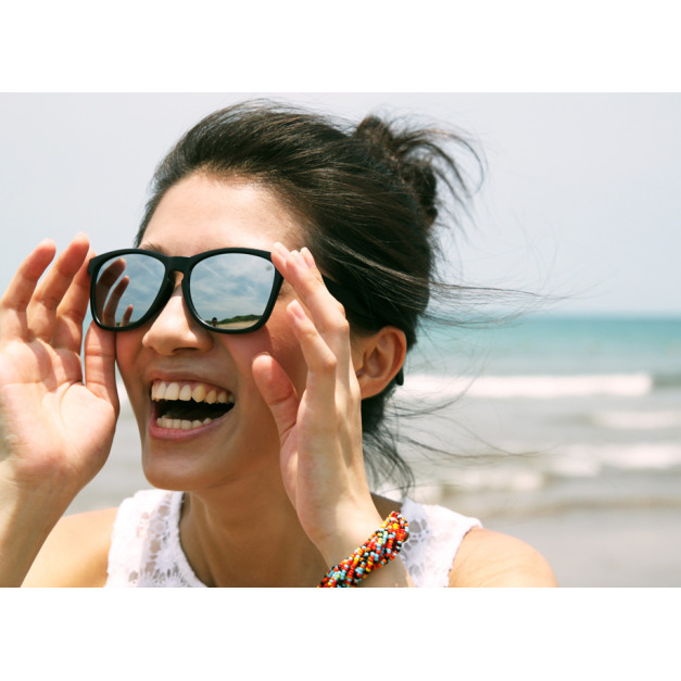 2is Mark 太陽眼鏡 │霧面黑色框│銀色反光鏡片│UV400