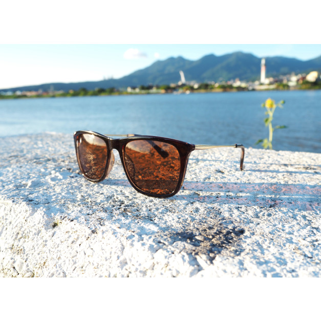 2is DanC 太陽眼鏡│百搭方框│咖啡色│抗UV400