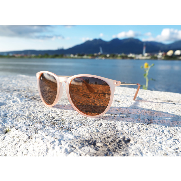 2is MavisH 太陽眼鏡 偏光│百搭梨形框│珊瑚色│抗UV400