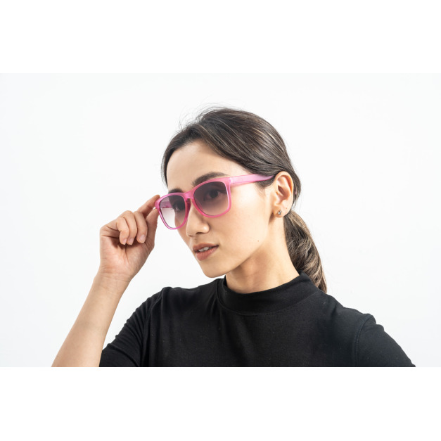 2is AvaC 太陽眼鏡│透粉紅霧面框│咖啡色鏡片│UV400