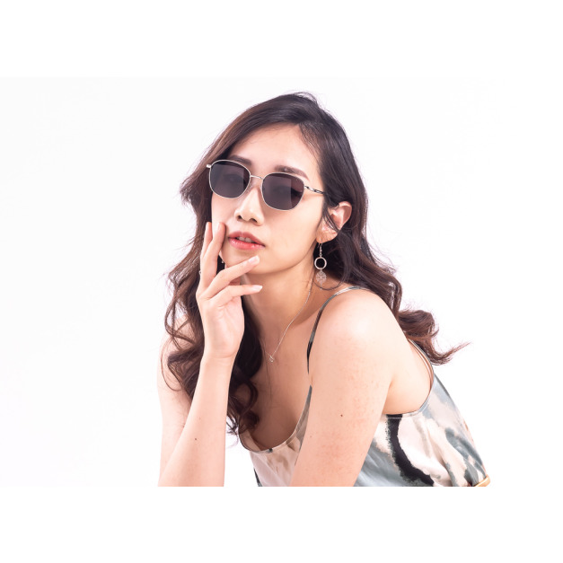 2is KaceS 太陽眼鏡│簡約小方框│銀色│抗UV400