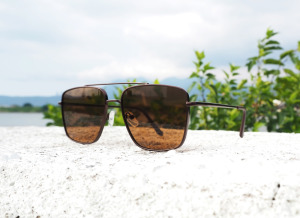 2is KylaC 太陽眼鏡│質感雙樑方框│咖啡色│抗UV400