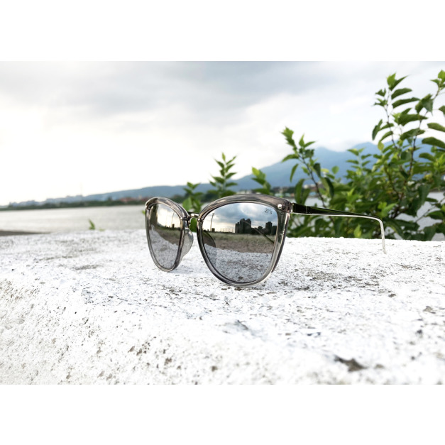 2is AimeG 太陽眼鏡│百變貓眼框│灰色│抗UV400