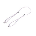 2is Ec02A9 手工眼鏡掛繩 可調節 4mm傘繩眼鏡帶 白色 眼鏡_2