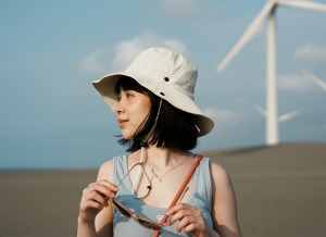 2is HT32Aw 透氣漁夫帽 可摺疊  防潑水 防曬 遮陽帽 白色