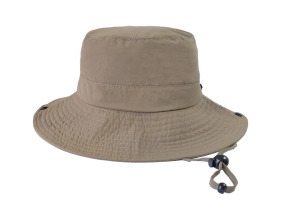 漁夫帽 可摺疊 2is HT32Ah 透氣 防潑水 防曬 遮陽帽 棕色