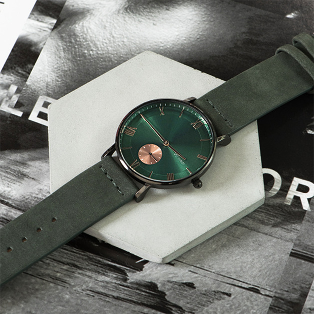 經典太陽紋 - 綠