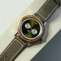 42mm共屬系列 - 墨綠日月星辰太陽紋面搭胡桃木殼_1