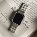 Apple watch - 316L不鏽鋼五排平切面蘋果錶帶_2