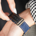 Apple watch - 車線牛仔拼接蘋果錶帶_8
