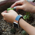 Apple watch - 車線牛仔拼接蘋果錶帶_3