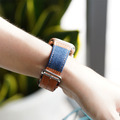 Apple watch - 車線牛仔拼接蘋果錶帶_6