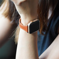 Apple watch - 單釘內扣真皮縮腰蘋果錶帶_6