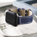 Apple watch - 【限量湛藍】車線真皮蘋果錶帶_1