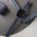 Apple watch - 【限量湛藍】車線真皮蘋果錶帶_6
