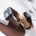 Apple watch - 菱格紋真皮蘋果錶帶_5