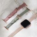 Apple watch - 【莫蘭迪色】車線細皮革 蘋果錶帶_5