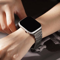 Apple watch - H形拼接縮腰鈦金屬 蘋果專用錶帶_9