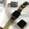 APPLE WATCH - 帆布雙環拼接真皮錶帶_3
