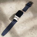 APPLE WATCH-防水拼接金屬矽膠錶帶_3