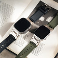 APPLE WATCH-防水拼接金屬矽膠錶帶_16
