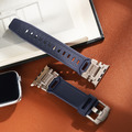 APPLE WATCH-防水拼接金屬矽膠錶帶_23