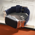 APPLE WATCH-防水拼接金屬矽膠錶帶_21