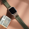 APPLE WATCH-防水拼接金屬矽膠錶帶_36
