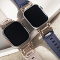 APPLE WATCH-防水拼接金屬矽膠錶帶_52