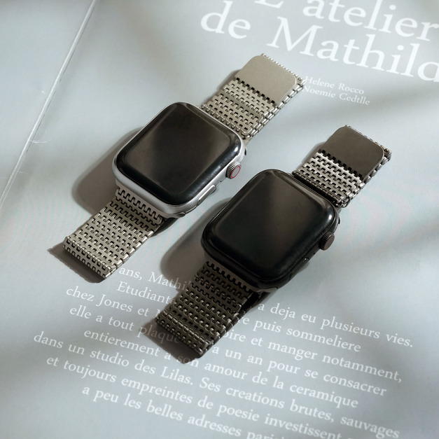 Apple Watch｜結構主義磁吸不鏽鋼錶帶