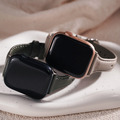 APPLE WATCH - 車線真皮縮腰蘋果錶帶_20