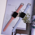 APPLE WATCH - 菱格紋真皮蘋果錶帶_1