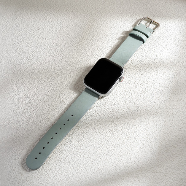 APPLE WATCH - 經典圓尾 真皮蘋果錶帶