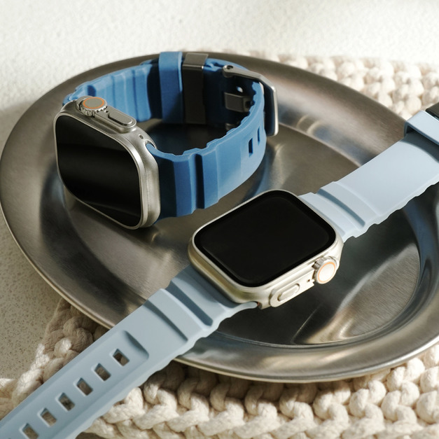 Apple Watch｜防水矽膠 方尾錶帶