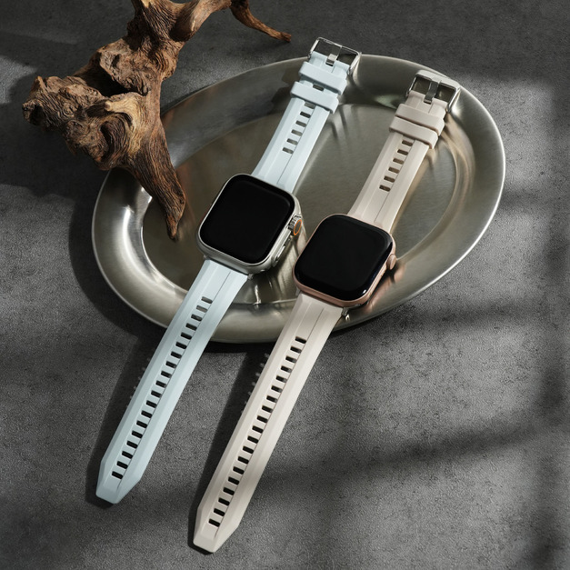 Apple Watch｜防水透氣矽膠 尖尾錶帶