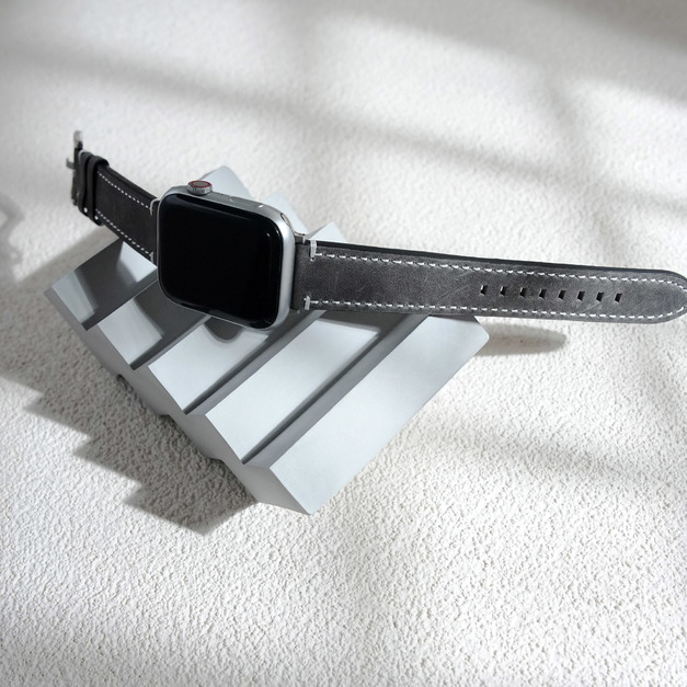 Apple watch - 車線瘋馬皮 蘋果錶帶