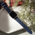 Apple watch - 車線深藍丹寧牛仔蘋果錶帶