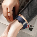 Apple watch - 車線深藍丹寧牛仔蘋果錶帶_9