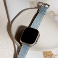 Apple watch - 細款 縮腰車線丹寧錶帶_6
