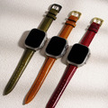 Apple Watch｜復古亮澤油蠟皮 真皮錶帶_1