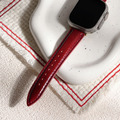 Apple Watch｜復古亮澤油蠟皮 真皮錶帶_11
