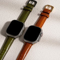 Apple Watch｜復古亮澤油蠟皮 真皮錶帶_6