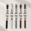 Apple Watch｜H形結構拼接 真皮錶帶
