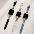 Apple Watch｜H形結構拼接 真皮錶帶_4