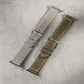 APPLE WATCH - 復古橄欖 車線真皮蘋果錶帶_2