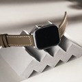 APPLE WATCH - 復古橄欖 車線真皮蘋果錶帶_3