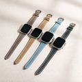 Apple watch - 細款 縮腰車線丹寧錶帶