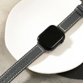 Apple Watch 簡約車線真皮蘋果錶帶_4
